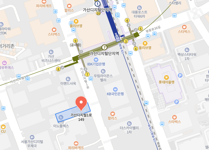 BEST COP 위치 지도