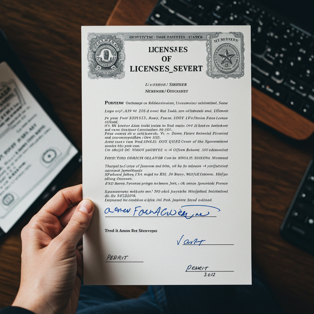 라이선스 미리보기